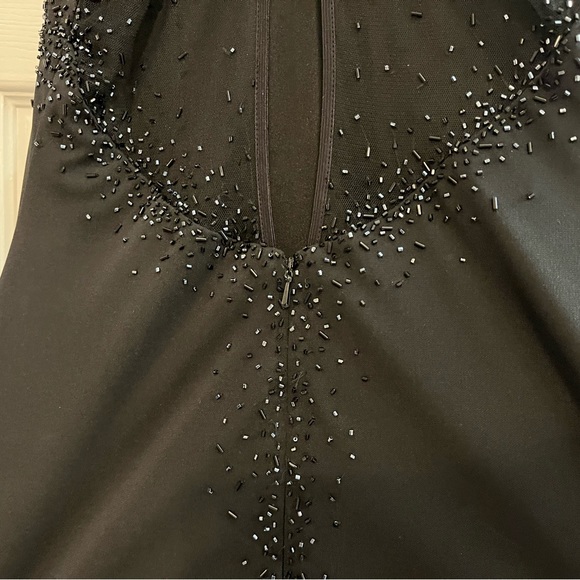 🌺Dave & Johnny by Laura Ryner, Long Black Gown 7/8)🌺 - Picture 14 of 16